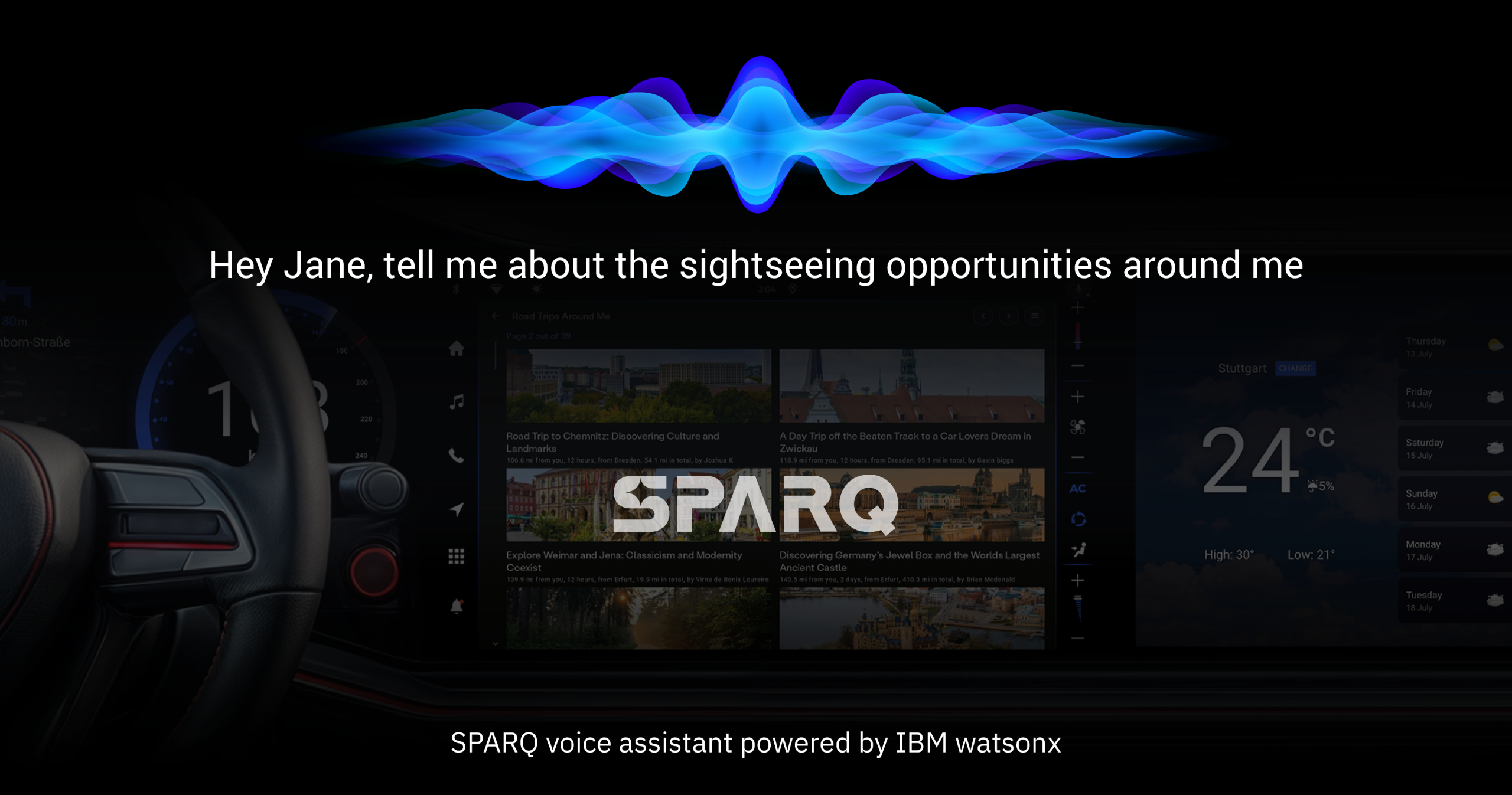 Chat with SPARQ OS voice assistant powered by IBMs watsonx large language models